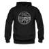 Nevada Hoodie - State Design Unisex Nevada Hooded Sweatshirt - black