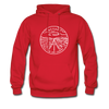 Nevada Hoodie - State Design Unisex Nevada Hooded Sweatshirt - red