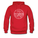 Nevada Hoodie - State Design Unisex Nevada Hooded Sweatshirt - red