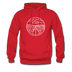 Nevada Hoodie - State Design Unisex Nevada Hooded Sweatshirt - red