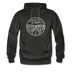 Nevada Hoodie - State Design Unisex Nevada Hooded Sweatshirt - charcoal gray