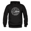 New Jersey Hoodie - State Design Unisex New Jersey Hooded Sweatshirt - black
