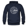 New Jersey Hoodie - State Design Unisex New Jersey Hooded Sweatshirt - navy