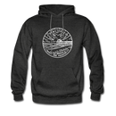 New Jersey Hoodie - State Design Unisex New Jersey Hooded Sweatshirt - charcoal gray