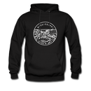 Mississippi Hoodie - State Design Unisex Mississippi Hooded Sweatshirt - black