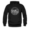 Mississippi Hoodie - State Design Unisex Mississippi Hooded Sweatshirt - black