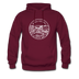 Mississippi Hoodie - State Design Unisex Mississippi Hooded Sweatshirt - burgundy