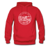 Mississippi Hoodie - State Design Unisex Mississippi Hooded Sweatshirt - red