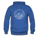 Montana Hoodie - State Design Unisex Montana Hooded Sweatshirt - royal blue