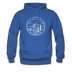 Montana Hoodie - State Design Unisex Montana Hooded Sweatshirt - royal blue