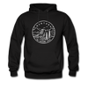 Montana Hoodie - State Design Unisex Montana Hooded Sweatshirt - black