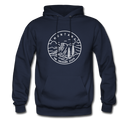 Montana Hoodie - State Design Unisex Montana Hooded Sweatshirt - navy