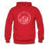 Montana Hoodie - State Design Unisex Montana Hooded Sweatshirt - red