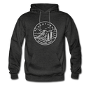 Montana Hoodie - State Design Unisex Montana Hooded Sweatshirt - charcoal gray