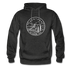 Montana Hoodie - State Design Unisex Montana Hooded Sweatshirt - charcoal gray