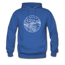 Oregon Hoodie - State Design Unisex Oregon Hooded Sweatshirt - royal blue
