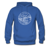 Oregon Hoodie - State Design Unisex Oregon Hooded Sweatshirt - royal blue