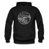 Oregon Hoodie - State Design Unisex Oregon Hooded Sweatshirt - black