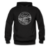 Oregon Hoodie - State Design Unisex Oregon Hooded Sweatshirt - black