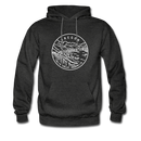 Oregon Hoodie - State Design Unisex Oregon Hooded Sweatshirt - charcoal gray