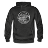 Oregon Hoodie - State Design Unisex Oregon Hooded Sweatshirt - charcoal gray
