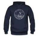 Pennsylvania Hoodie - State Design Unisex Pennsylvania Hooded Sweatshirt - navy