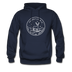 Pennsylvania Hoodie - State Design Unisex Pennsylvania Hooded Sweatshirt - navy