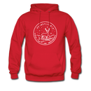 Pennsylvania Hoodie - State Design Unisex Pennsylvania Hooded Sweatshirt - red