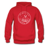 Pennsylvania Hoodie - State Design Unisex Pennsylvania Hooded Sweatshirt - red