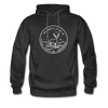 Pennsylvania Hoodie - State Design Unisex Pennsylvania Hooded Sweatshirt - charcoal gray