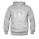 Texas Hoodie - State Design Unisex Texas Hooded Sweatshirt - heather gray