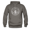 Texas Hoodie - State Design Unisex Texas Hooded Sweatshirt - asphalt gray