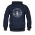 Texas Hoodie - State Design Unisex Texas Hooded Sweatshirt - navy