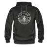 Texas Hoodie - State Design Unisex Texas Hooded Sweatshirt - charcoal gray