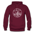 Ohio Hoodie - State Design Unisex Ohio Hooded Sweatshirt - burgundy