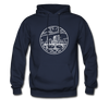 Ohio Hoodie - State Design Unisex Ohio Hooded Sweatshirt - navy