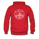Ohio Hoodie - State Design Unisex Ohio Hooded Sweatshirt - red