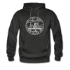 Ohio Hoodie - State Design Unisex Ohio Hooded Sweatshirt - charcoal gray