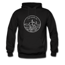 Oklahoma Hoodie - State Design Unisex Oklahoma Hooded Sweatshirt - black