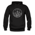 Oklahoma Hoodie - State Design Unisex Oklahoma Hooded Sweatshirt - black