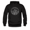 Oklahoma Hoodie - State Design Unisex Oklahoma Hooded Sweatshirt - black