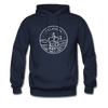 Oklahoma Hoodie - State Design Unisex Oklahoma Hooded Sweatshirt - navy