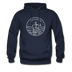 Oklahoma Hoodie - State Design Unisex Oklahoma Hooded Sweatshirt - navy