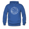 North Carolina Hoodie - State Design Unisex North Carolina Hooded Sweatshirt - royal blue