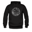 North Carolina Hoodie - State Design Unisex North Carolina Hooded Sweatshirt - black