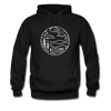 North Carolina Hoodie - State Design Unisex North Carolina Hooded Sweatshirt - black