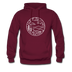 North Carolina Hoodie - State Design Unisex North Carolina Hooded Sweatshirt - burgundy