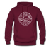Tennessee Hoodie - State Design Unisex Tennessee Hooded Sweatshirt - burgundy