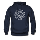 Tennessee Hoodie - State Design Unisex Tennessee Hooded Sweatshirt - navy