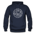Tennessee Hoodie - State Design Unisex Tennessee Hooded Sweatshirt - navy
